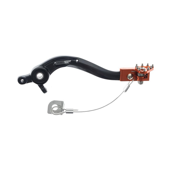 STATES MX BRAKE PEDAL W/ FLEXT TIP - KTM - ORANGE Hover Image