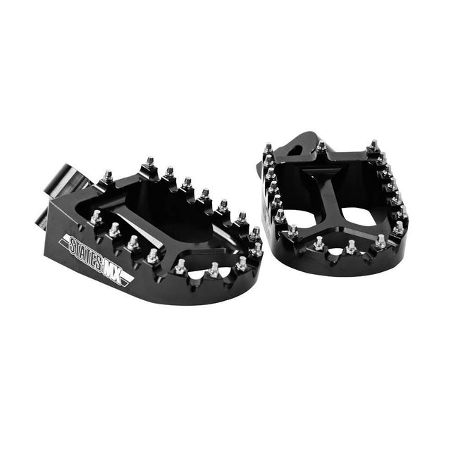 STATES MX S2 ALLOY OFF ROAD FOOTPEGS - YAMAHA - BLACK Hover Image