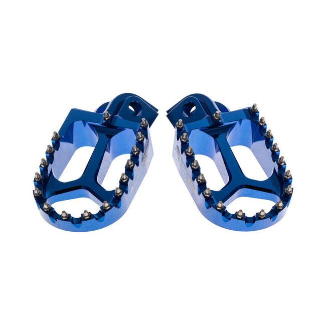 STATES MX S2 ALLOY OFF ROAD FOOTPEGS - HUSQVARNA - BLUE Hover Image