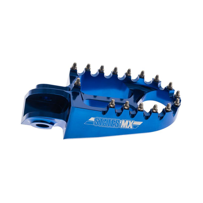 STATES MX S2 ALLOY OFF ROAD FOOTPEGS - HUSQVARNA - BLUE Main Image