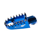 STATES MX S2 ALLOY OFF ROAD FOOTPEGS - HUSQVARNA - BLUE