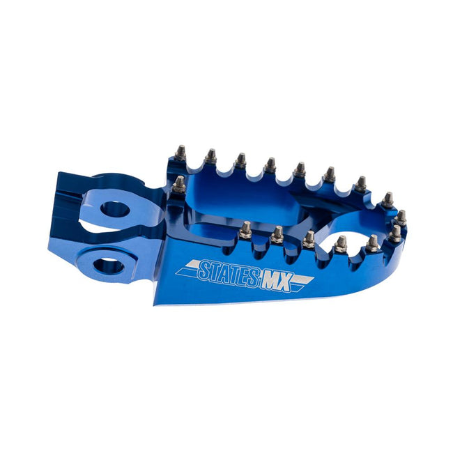 STATES MX S2 ALLOY OFF ROAD FOOTPEGS - KTM/HUSQVARNA (FITS 2016 MODELS ON) - BLUE Main Image