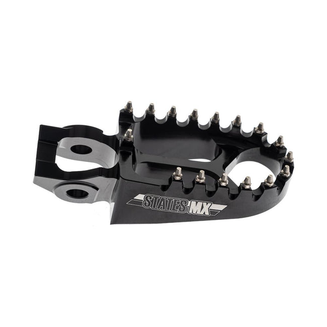 STATES MX S2 ALLOY OFF ROAD FOOTPEGS - KTM/HUSQVARNA (FITS 2016 MODELS ON) - BLACK Main Image
