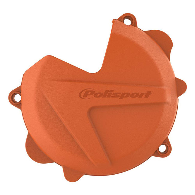 POLISPORT CLUTCH COVER PROTECTOR KTM 250 SX/EXC 13-16 - ORANGE Hover Image