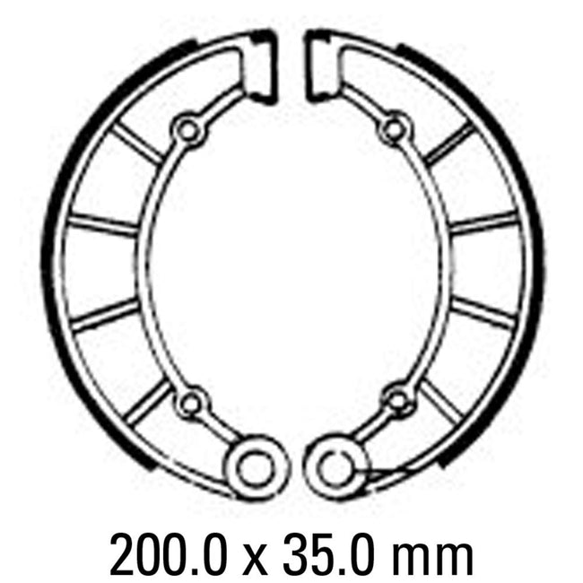 FERODO Brake Shoe Set - FSB795 Hover Image