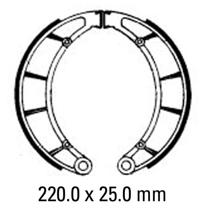 FERODO Brake Shoe Set - FSB796 Hover Image