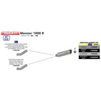 ARROW 71850AKN Silencer - RACE-TECH Aluminium Dark with Carbon End Cap