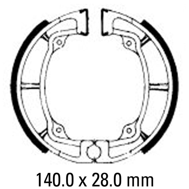 FERODO Brake Shoe Set - FSB799 Hover Image