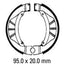 FERODO Brake Shoe Set - FSB801