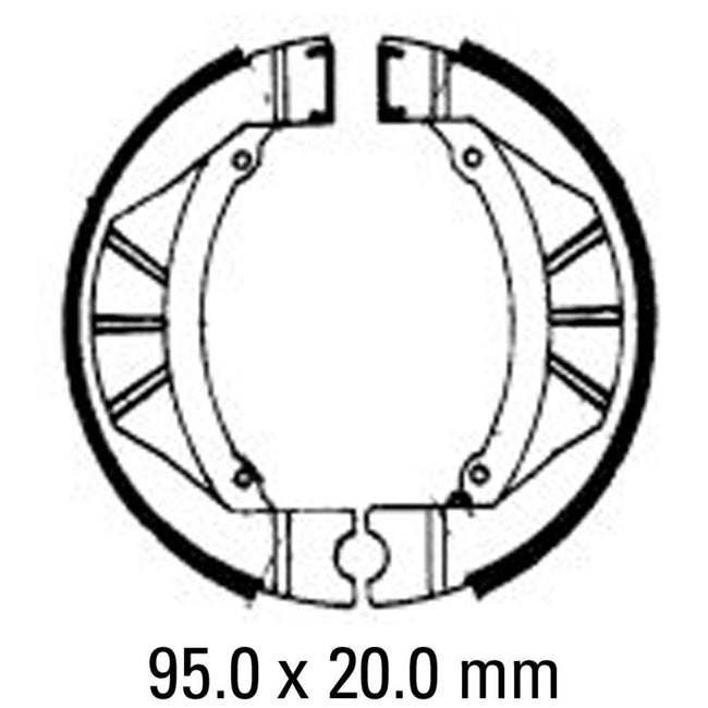FERODO Brake Shoe Set - FSB801 Hover Image