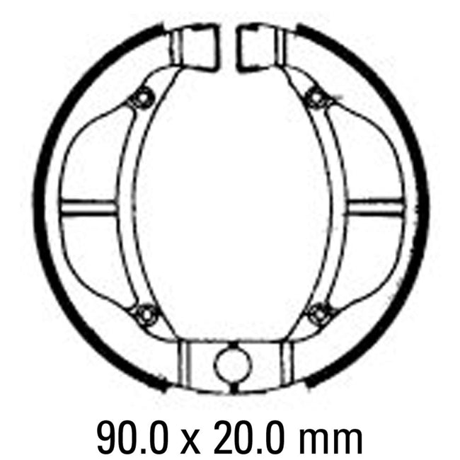 FERODO Brake Shoe Set - FSB802 Hover Image