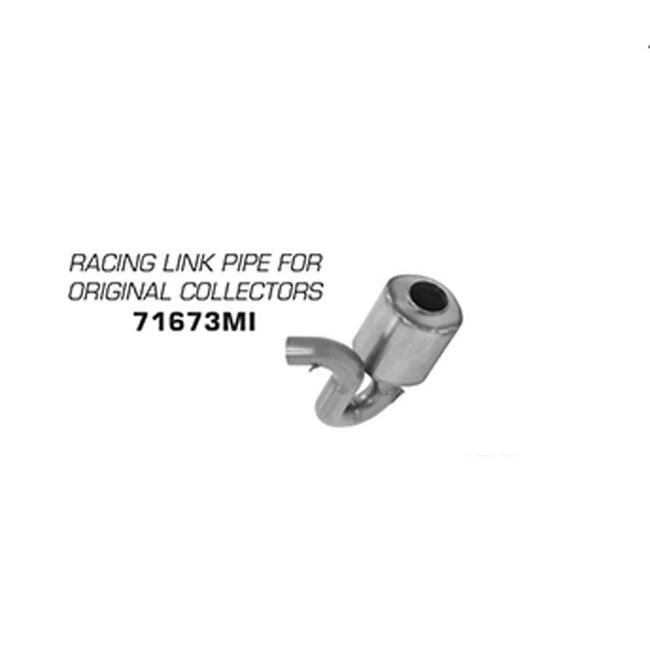 ARROW 71673MI [RAS]: LINK PIPE N-C Stainless steel - DU SCRAMBLER 800 17>20 Hover Image