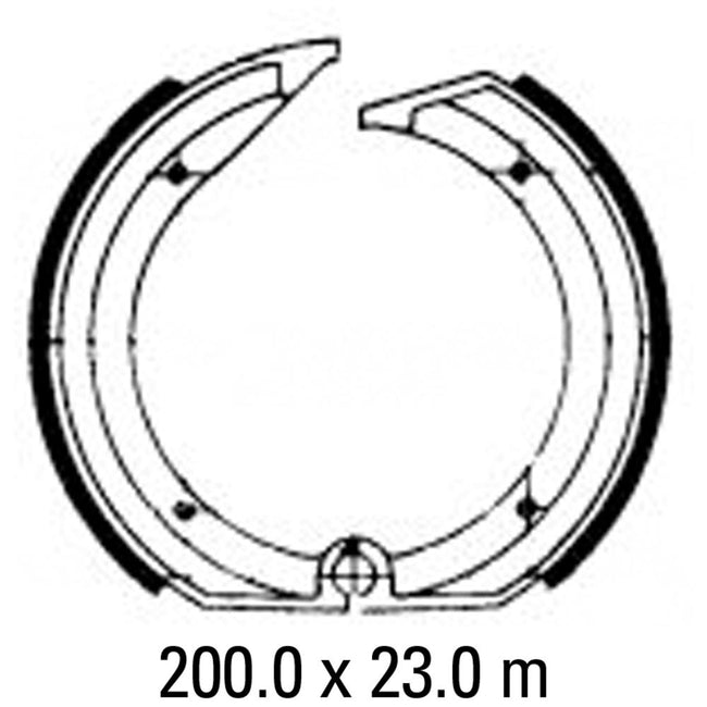 FERODO Brake Shoe Set - FSB805 Hover Image
