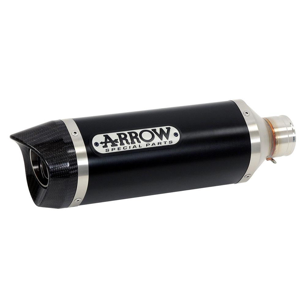 ARROW 71812AKN Silencer - THUNDER Aluminium Dark with Carbon End Cap