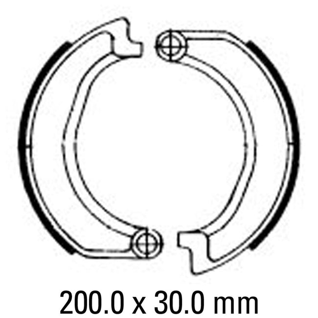 FERODO Brake Shoe Set - FSB806 Hover Image