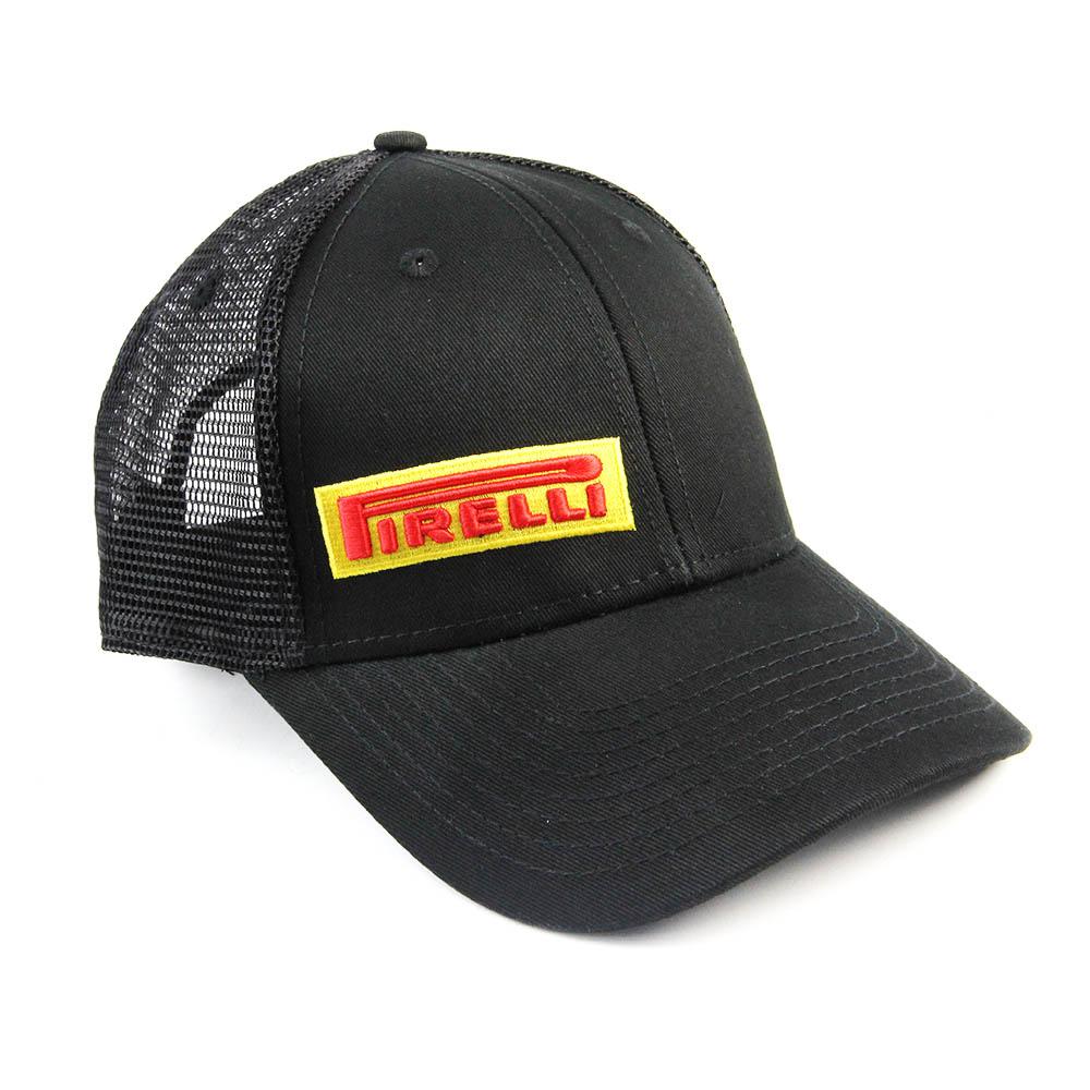 PIRELLI CAP - BLACK TRUCKER