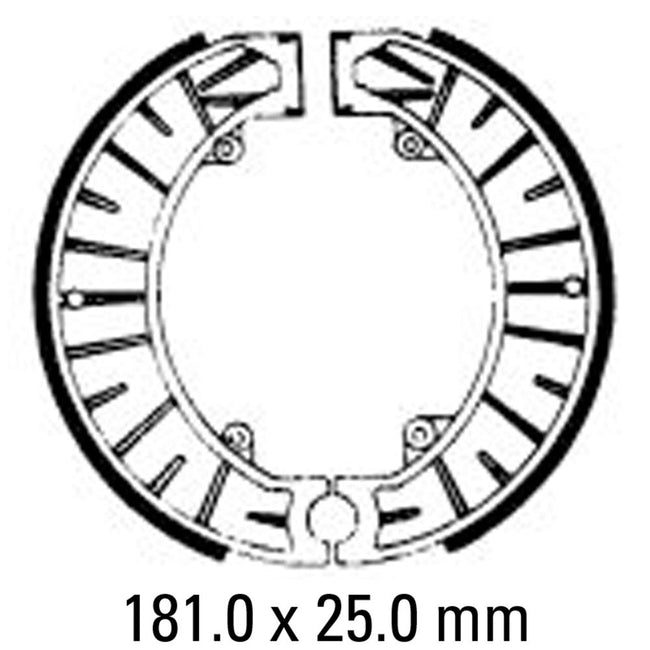 FERODO Brake Shoe Set - FSB815 Hover Image