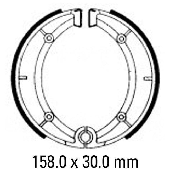 FERODO Brake Shoe Set - FSB818 Hover Image
