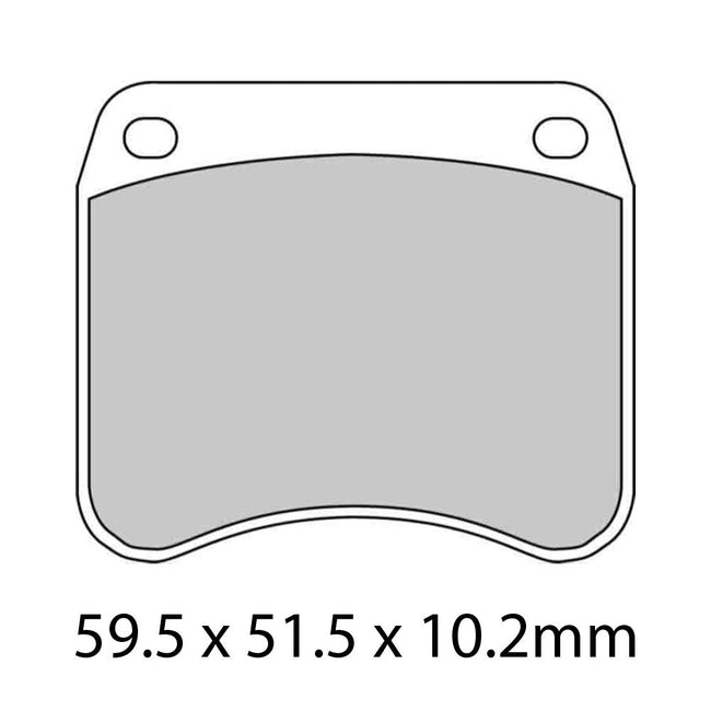 FERODO Disc Pad Set - FDB342 CPRO Ceramic Grip Race Compound - Non Sintered Hover Image