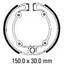 FERODO Brake Shoe Set - FSB828
