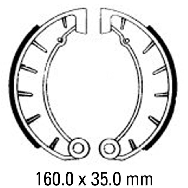 FERODO Brake Shoe Set - FSB854 Hover Image