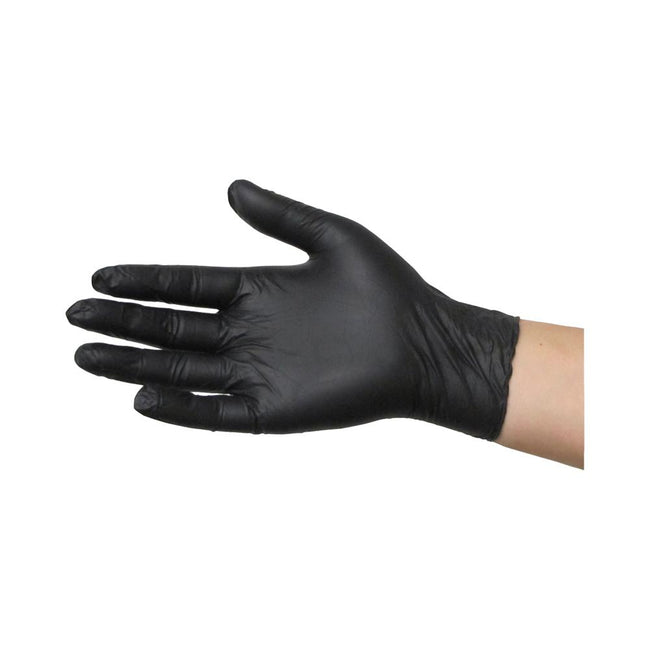 GLOVES - BLACK AIR NITRILE WORKSHOP GLOVES XL (PKT 100) Hover Image