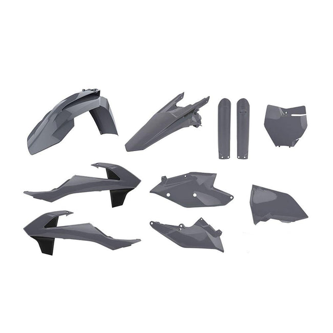 POLISPORT MX KIT KTM SX/SX-F 16-18 - NARDO GREY - INCLUDES FORK GUARDS Hover Image
