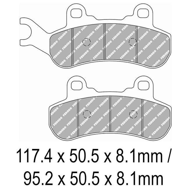 FERODO Disc Pad Set - FDB2316 SG Sinter Grip Sintered Compound - Off-Road Hover Image