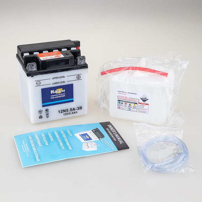 ROADSTAR 12N5.5A-3B BATTERY 12V Flood Cell 5.5Ah Main Image