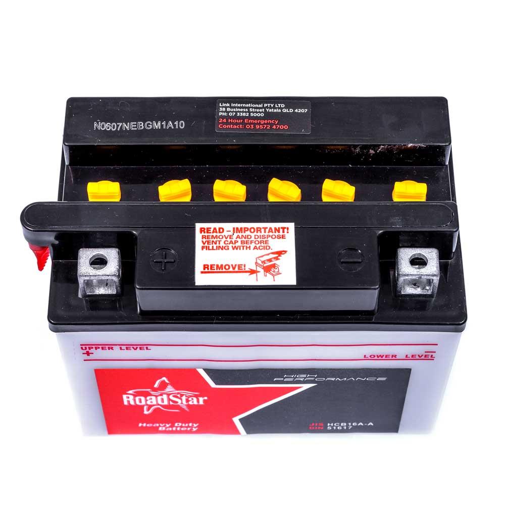 ROADSTAR HCB16A-A BATTERY 12V Heavy Duty Series  16Ah