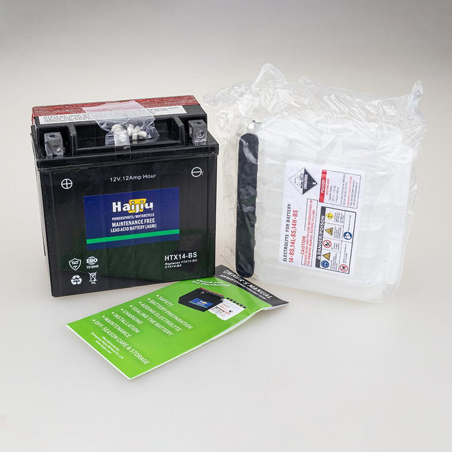 ROADSTAR CTX14-BS or HTX14-BS BATTERY 12V MF  12Ah Main Image