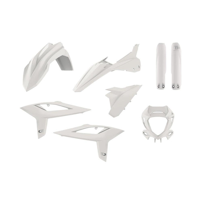 POLISPORT ENDURO KIT BETA RR 2T/4T 20-22 - WHITE (INCL HEADLIGHT SURROUND & FORK GUARDS) Hover Image