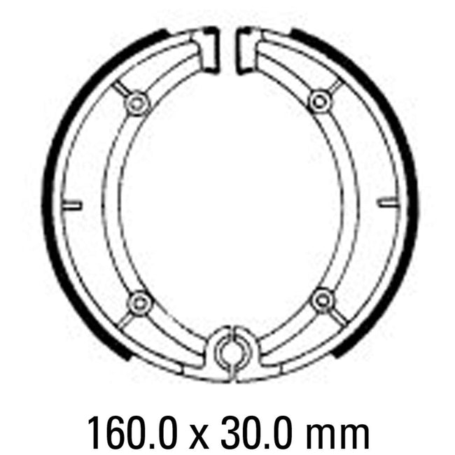FERODO Brake Shoe Set - FSB876 Hover Image
