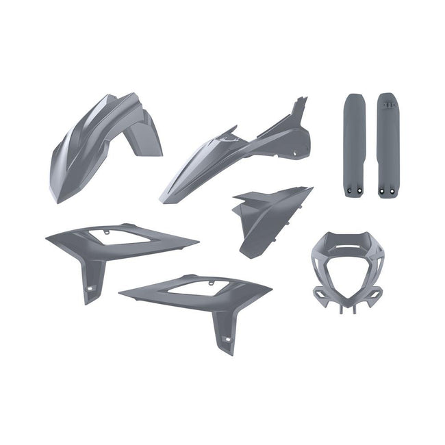 POLISPORT ENDURO KIT BETA RR 2T/4T 20-22 - NARDO GREY (INCL HEADLIGHT SURROUND & FORK GUARDS) Hover Image