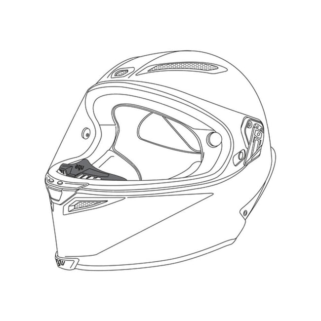 AGV BREATH DEFLECTOR PISTA GP R / CORSA R Hover Image
