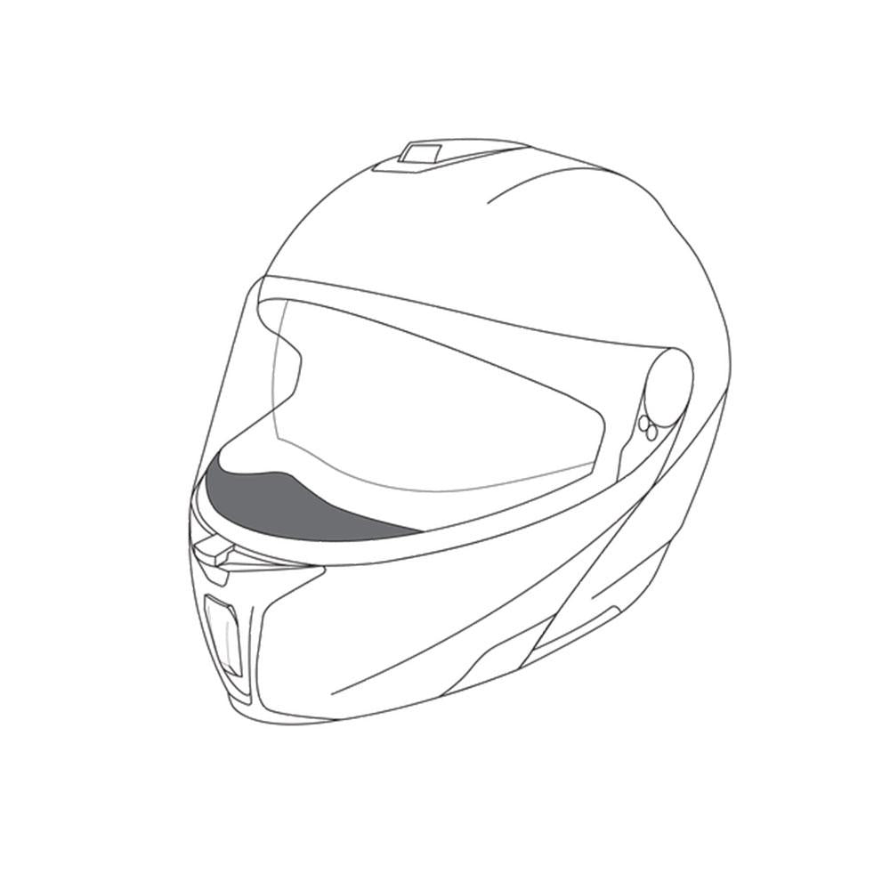 AGV BREATH DEFLECTOR SPORTMODULAR BLACK