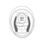 AGV CHEEK PADS PREMIUM X3000 BLACK SIZE S