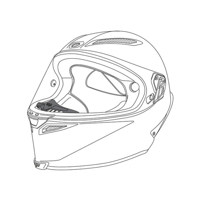 AGV BREATH DEFLECTOR CORSA R Hover Image