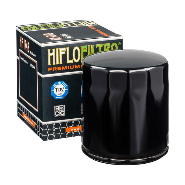 HIFLOFILTRO - OIL FILTER  HF174B BLACK Hover Image
