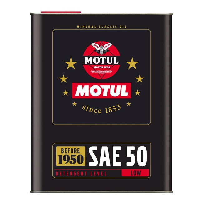 MOTUL CLASSIC  SAE50   4 STROKE OIL - 2 Litre Hover Image