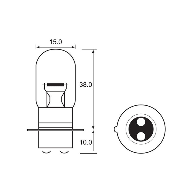 BULB - HALOGEN 12V 35/35W - PX15D Hover Image