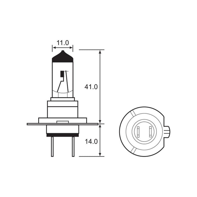 BULB - HALOGEN 12V 55W - H7 - PX26D Hover Image