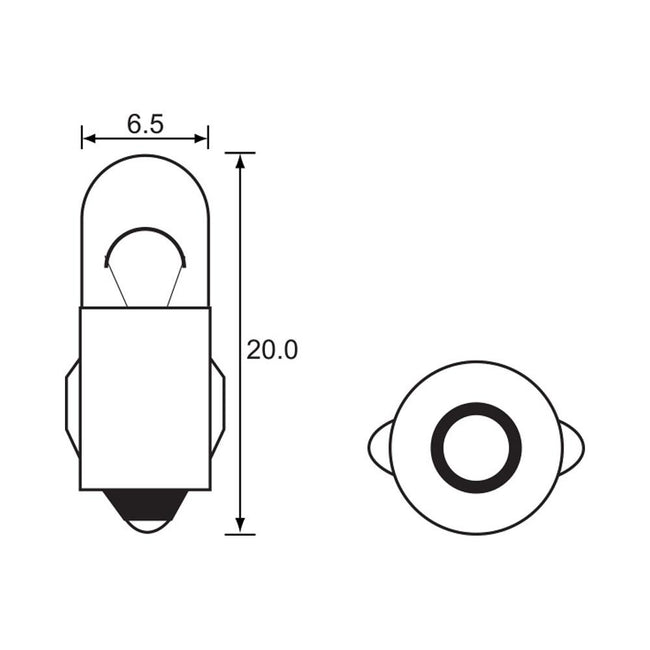 BULB - INSTRUMENT 12V 2W - BA7S Hover Image