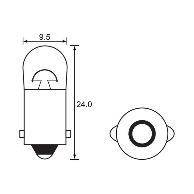 BULB - INSTRUMENT 12V 4W - BA9S Hover Image
