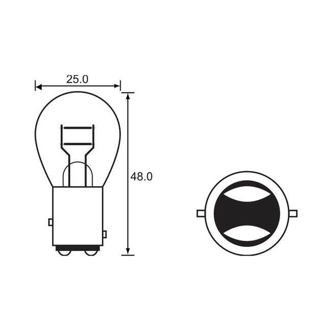 BULB - STOP TAIL 6V 10/3W - BAY15D Hover Image