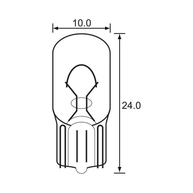 BULB - WEDGE TYPE 12V 1.5W - T10 Hover Image