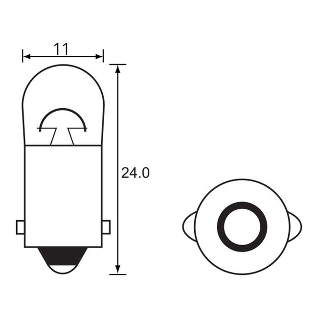 BULB - INSTRUMENT 6V 3W - BA9S Hover Image