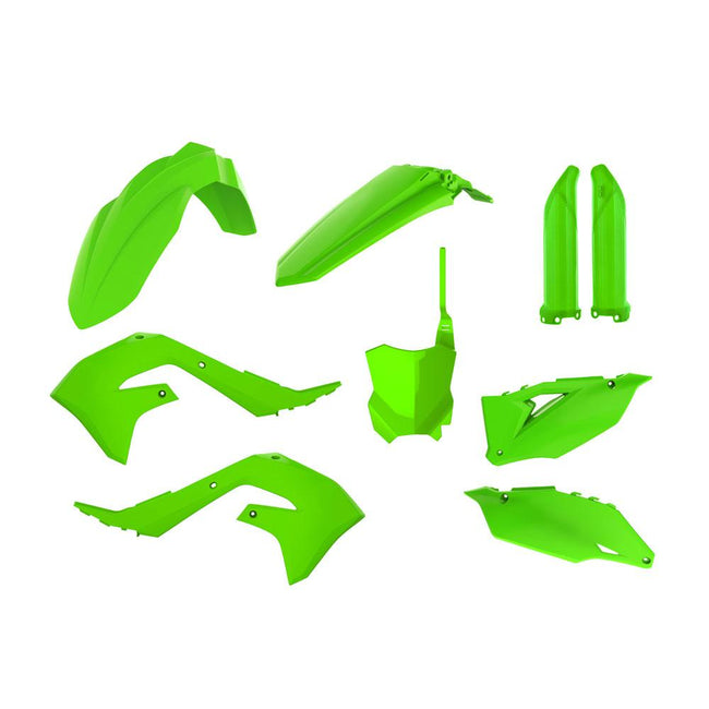 POLISPORT MX KIT KAWASAKI KX250F 21-23/KX450F 19-23 - LIME GREEN Hover Image