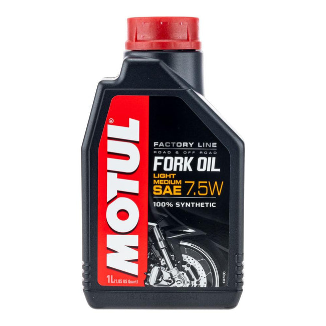 MOTUL FORK OIL FACTORY LINE 7.5W LHT/MED - 1 Litre Hover Image