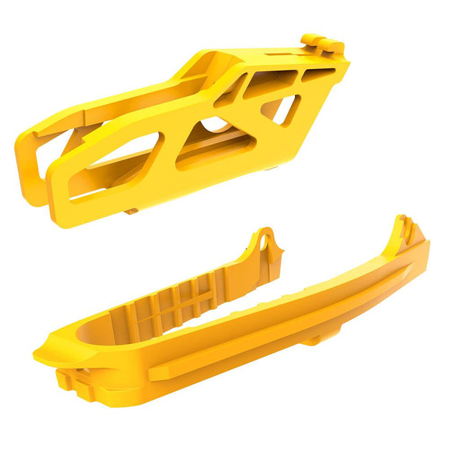 POLISPORT CHAIN GUIDE & SLIDER KIT SUZUKI RM-Z250 19/RM-Z450 18-19 - YELLOW Hover Image